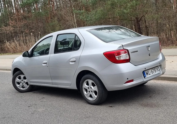 Dacia Logan cena 19999 przebieg: 95250, rok produkcji 2014 z Bełchatów małe 154